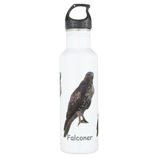 Fles - Peregrine Falcon & Name (Voorkant)