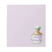Fles Pretty in Lavender parfum Notitieblok (Voorkant)