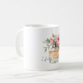 Fles Pretty Peach Roses Parfum Koffiemok (Voorkant links)