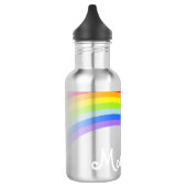 Fles regenboog rode kids drinkfles (Links)