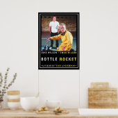 Fles Rocket Poster (Keuken)
