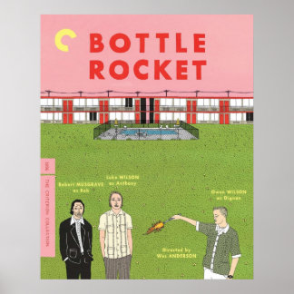 Fles Rocket Poster