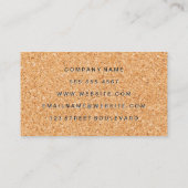 Fles rode wijn | Kurk Achtergrond Visitekaartje (Achterkant)