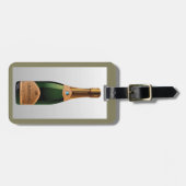 FLES VAN CHAMPAGNE BAGAGELABEL (Voorkant horizontaal)