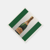 FLES VAN CHAMPAGNE SERVETTEN (Hoek)