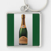 FLES VAN CHAMPAGNE SLEUTELHANGER (Voorkant)