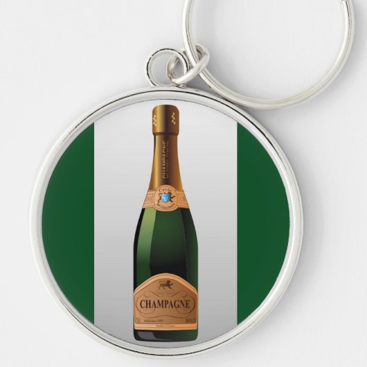 FLES VAN CHAMPAGNE SLEUTELHANGER (Voorkant)