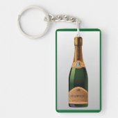 FLES VAN CHAMPAGNE SLEUTELHANGER (Voorkant)