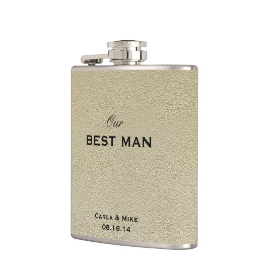fles van de beste man heupfles (Links)