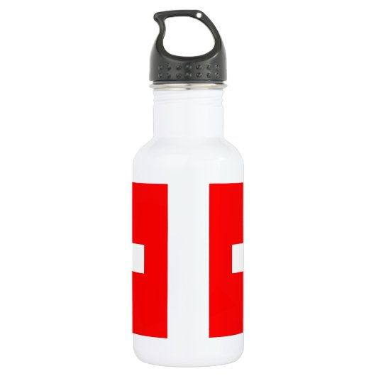 Fles van de Zwitserse vlag (Achterkant)