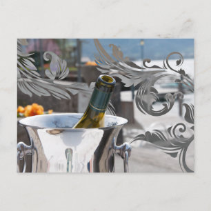 Fles van Franse wijn Briefkaart