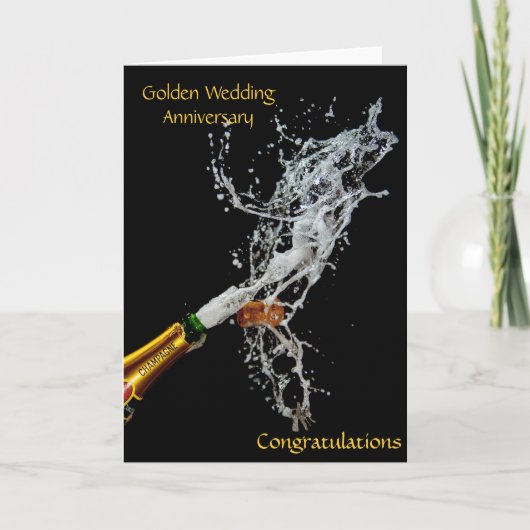 Fles van het Jubileum van de goudweddenschap van C Kaart (Voorkant)