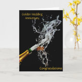 Fles van het Jubileum van de goudweddenschap van C Kaart (Gele Bloem)