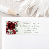 Fles van pony's Wedding Plain Envelope-adres Etiket (Insitu)