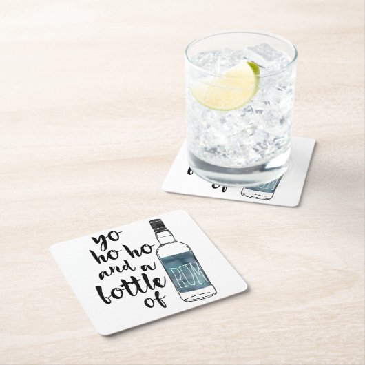 Fles van Rum Onderzetters (Insitu)