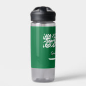 Fles van Saudi-Arabië, patriottische Saoedische vl (Voorkant)