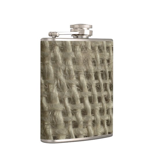 Fles van textielvezels met textuur heupfles (Rechts)