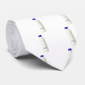 Fles van verse melk stropdas (Opgerold)