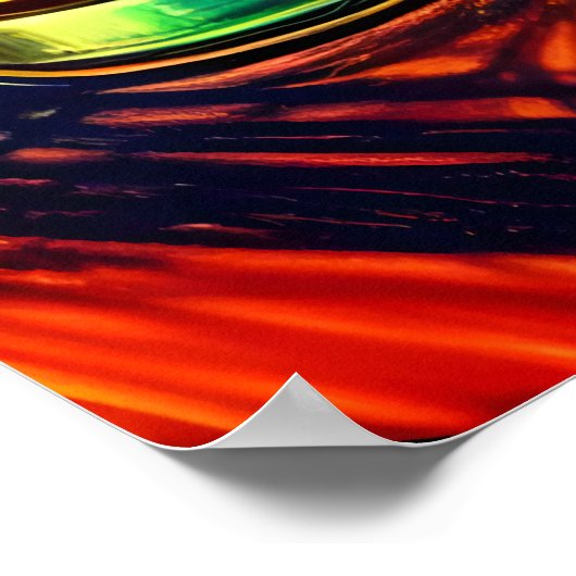 Fles van whisky en twee glazen flessen | AI Art Po Poster (Hoek)