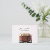 Fles viering Champagne Visitekaartje (Staand voorkant)