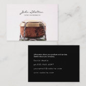 Fles viering Champagne Visitekaartje (Voorkant / Achterkant)