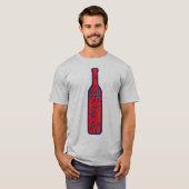 fles_vin_alcohol_charge_biture_humeur1 t-shirt (Voorkant volledig)