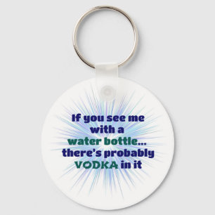Fles VODKA Gift FUNNY Sleutelhanger
