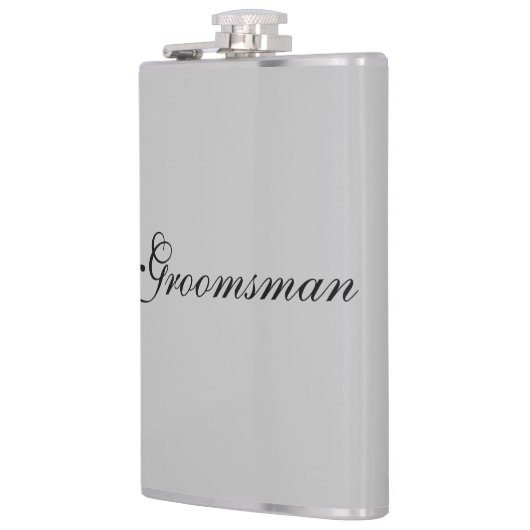 Fles voor de bruidsjonker heupfles (Links)