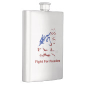 Fles voor vrijheid heupfles (Rechts)