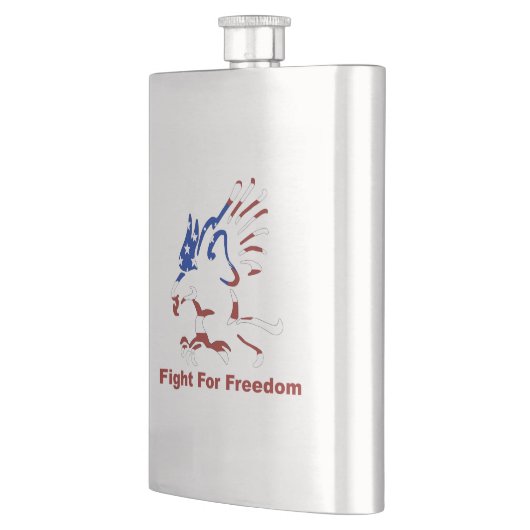 Fles voor vrijheid heupfles (Links)