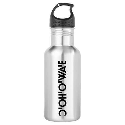 Fles water - Sarcastic Bo'O'Wa'er British (Voorkant)