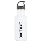 Fles water - Sarcastic Bo'O'Wa'er British (Voorkant)