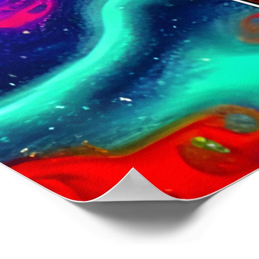 Fles whiskey | AI Art Poster (Hoek)