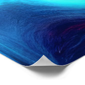 Fles whisky, kleurrijke achtergrond | AI Art. Poster (Hoek)