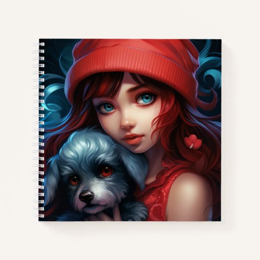 Flesboek en hond -5 notitieboek (Voorkant)