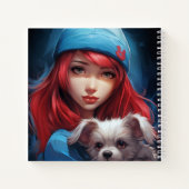 Flesboek en hond -5 notitieboek (Achterkant)