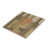  flesfles met flesje Trivet Tegeltje (Zijkant)