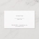 Flesglas Logo | wijnvlekken | Marmer Visitekaartje (Achterkant)