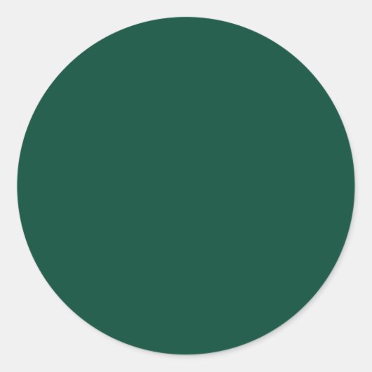 Flesgroen Ronde Sticker (Voorkant)