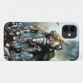 Flesh and Steel V1 design iPhone case (Achterkant (horizontaal))