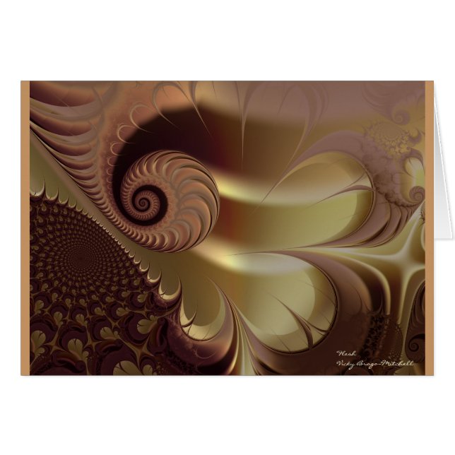Flesh Beauful Abstract Fine Art Fractal (Voorkant Horizontaal)