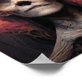 Flesh en Bone Dark Fantasy Science Fiction Art Poster (Hoek)