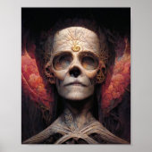 Flesh en Bone Dark Fantasy Science Fiction Art Poster (Voorkant)