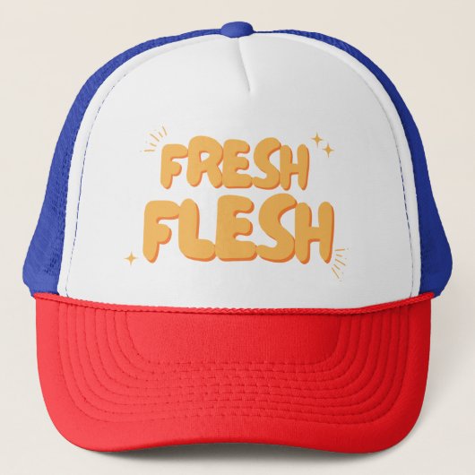 Flesh Trucker Hat, vers Trucker Pet (Voorkant)