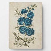  flesje dubbel Larkspur Fotoplaat (voorkant)