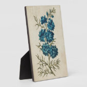  flesje dubbel Larkspur Fotoplaat (Zijkant)