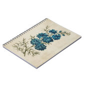 flesje dubbel Larkspur Notitieboek (Linkerzijde)