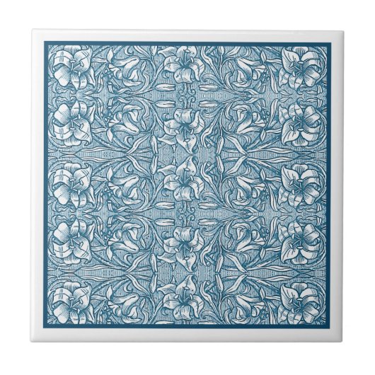  flesje met blauw flesje tegeltje (Voorkant)