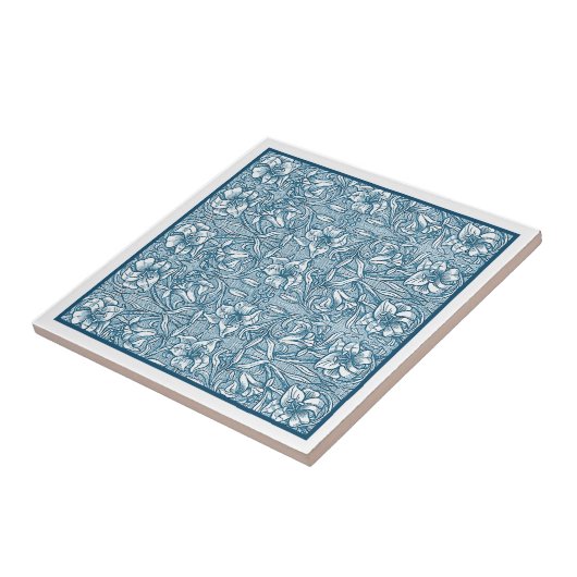  flesje met blauw flesje tegeltje (Zijkant)