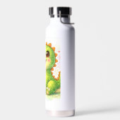Flesje met leuk design van een dinosaurus waterfles (Links)